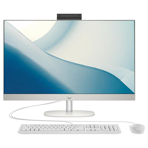 2024 Newest HP All-in-One 24-inch Desktop, 13th Generation Intel Core i5-1335U processor| 8GB DDR4 RAM| 512GB NVMe SSD| 23.8” FHD Display | Windows 11 (Shell White)