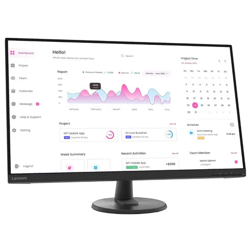 Lenovo D32-40 32 Inch PC Monitor | FHD, 1080p, 60Hz, 5ms, HDMI, DP