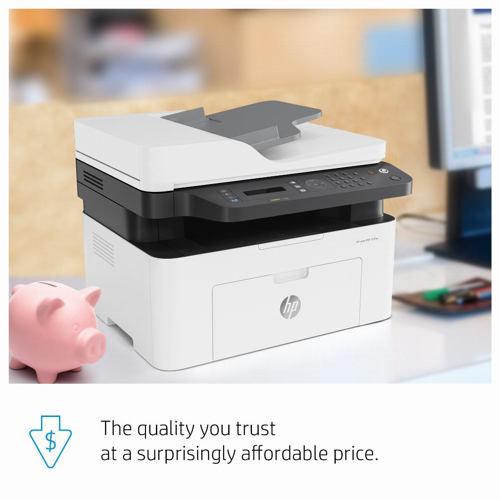 4ZB84A HP Laser MFP 137fnw