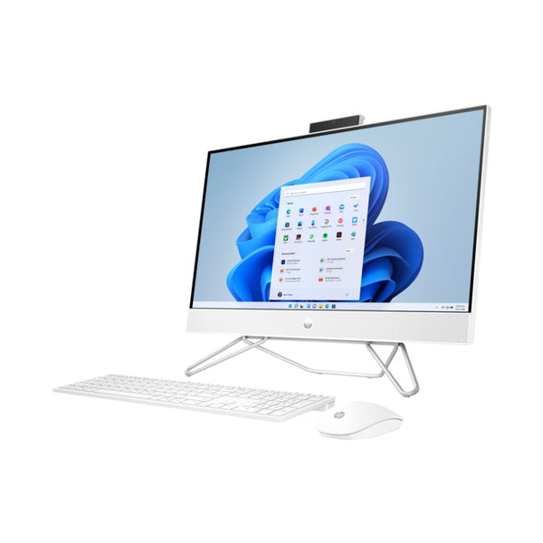 HP All-in-One 24-inch Touchscreen Desktop,Core i7-1255U,16GB DDR4,512GB NVMe SSD | Wireless Keyboard & Mouse| Intel® Iris® Graphics| 23.8” FHD Display| Windows 11 (Starry White)