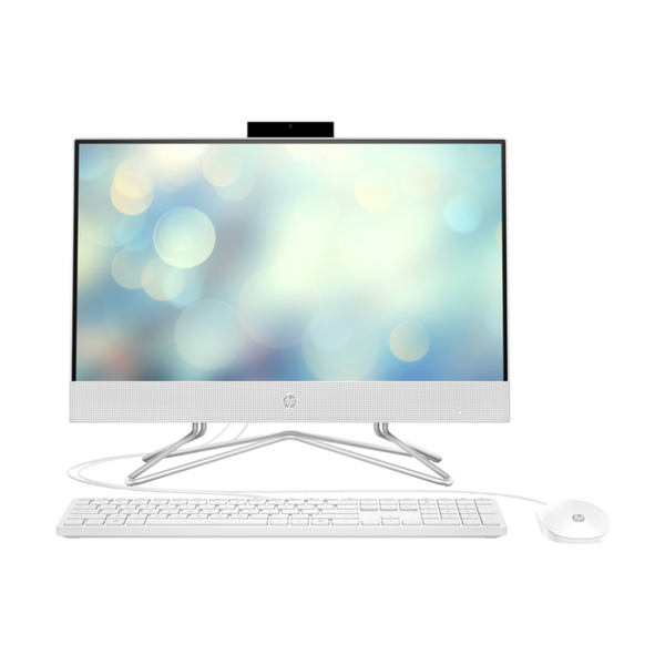 HP All-in-One 22-inch Desktop,Core i5- 1235U,8GB DDR4,512GB NVMe SSD | Intel® Iris® Graphics| 21.5" FHD Display| Windows 11 Pro (Starry White)