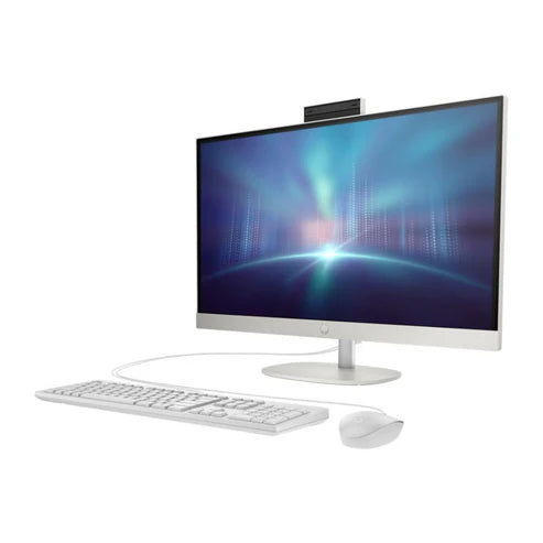 2024 Newest HP All-in-One 27-inch Desktop, 13th Generation Intel Core i7-1355U Processor|16GB DDR4 RAM|1TB M.2 SSD|Intel® Iris® Xᵉ Graphics| 27" FHD Display | Touch Screen | Windows 11 Pro (Shell white)