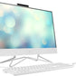 HP All-in-One 24-inch Touchscreen Desktop,Core i7-1255U,16GB DDR4 RAM,1TB SATA HDD| 256GB NVMe SSD| Wireless Keyboard & Mouse| Intel® Iris® Graphics| 23.8” FHD Display| Windows 11 (Starry White)