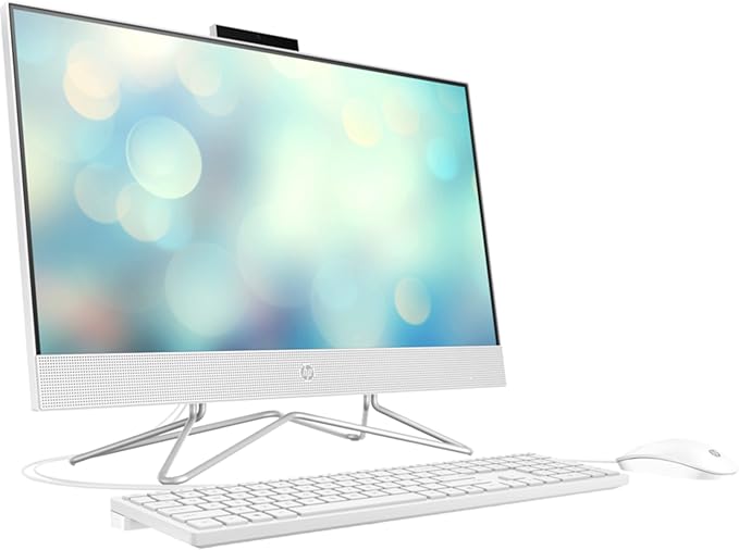 HP All-in-One 24-inch Touchscreen Desktop,Core i7-1255U,16GB DDR4 RAM,1TB SATA HDD| 256GB NVMe SSD| Wireless Keyboard & Mouse| Intel® Iris® Graphics| 23.8” FHD Display| Windows 11 (Starry White)