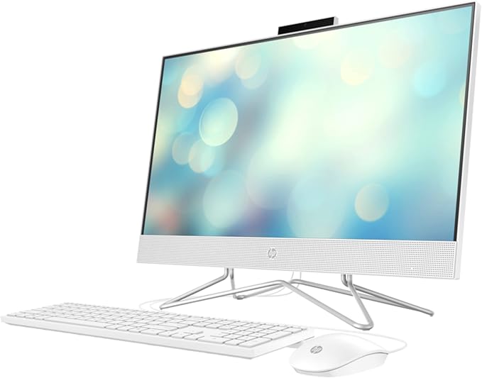 HP All-in-One 24-inch Touchscreen Desktop,Core i7-1255U,16GB DDR4 RAM,1TB SATA HDD| 256GB NVMe SSD| Wireless Keyboard & Mouse| Intel® Iris® Graphics| 23.8” FHD Display| Windows 11 (Starry White)