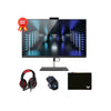 Lenovo All-In-One V30a-22 Desktop, 10th Generation Intel i3-1005G1 Processor, IntelÂ® UHD Graphics, 16GB DDR4-3200 RAM, 512GB M.2 SSD, 21.5" FHD Display, DVD-Writer, Windows 11 (Raven Black)-BUNDLE