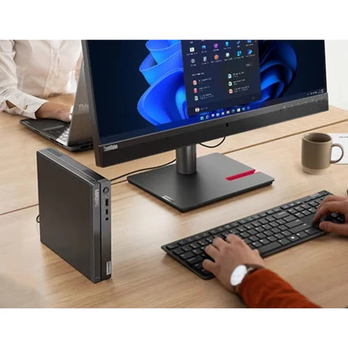 Lenovo ThinkCentre Neo 50q Gen 4 Tiny Business Desktop Core Intel® Core™ i5-13420H Processor, 16GB DDR4 RAM, 512GB M.2 SSD PCIe, Intel® Wi-Fi 6 AX201 2x2 AX; Bluetooth® 5.1, Windows 11 Pro (Black)