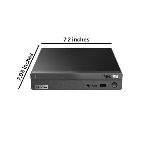 Lenovo ThinkCentre Neo 50q Gen 4 Tiny Business Desktop Core Intel® Core™ i5-13420H Processor, 16GB DDR4 RAM, 512GB M.2 SSD PCIe, Intel® Wi-Fi 6 AX201 2x2 AX; Bluetooth® 5.1, Windows 11 Pro (Black)