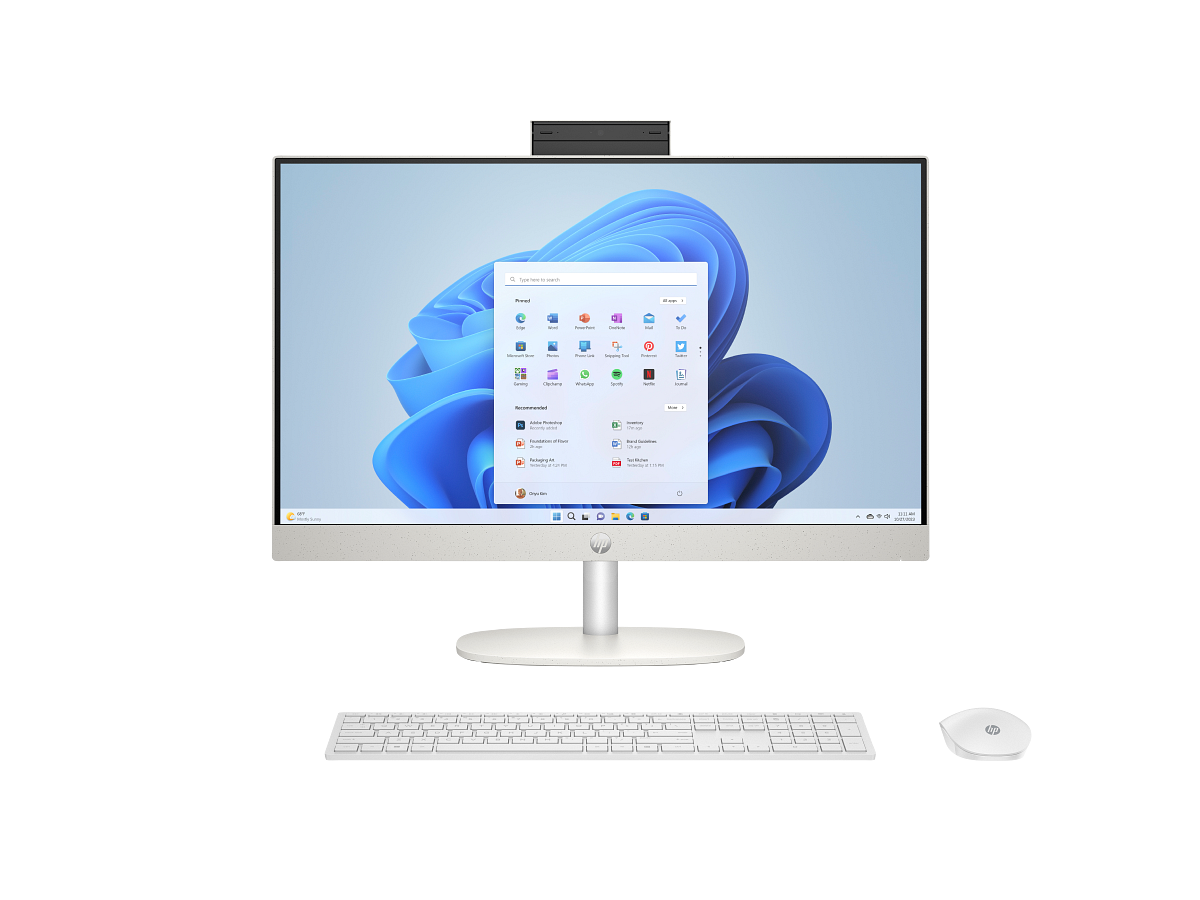 HP All-in-One Desktop AI 24-cr2042ne PC - front view